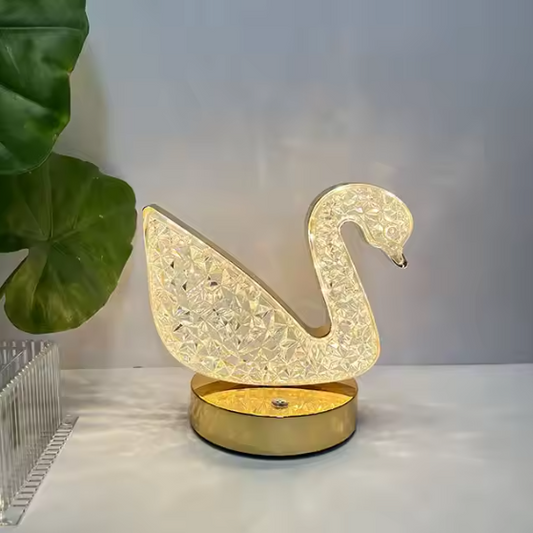 Crystal Swan LED Table Lamp Noon Marrt