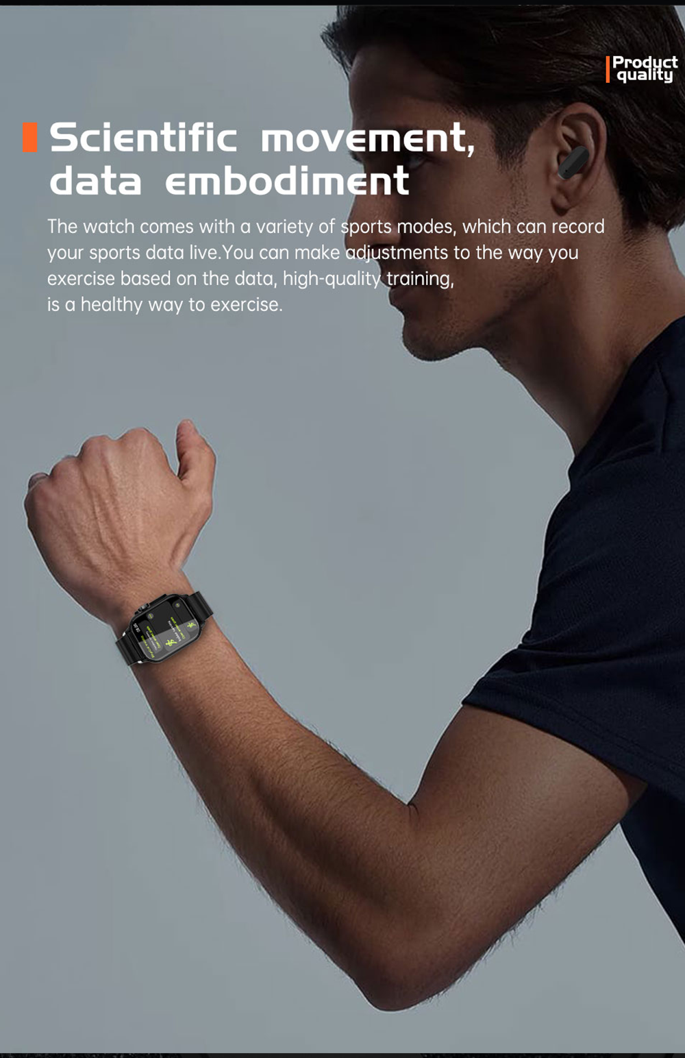 Hepu - 2-in-1 Smart Watch Noon Mart