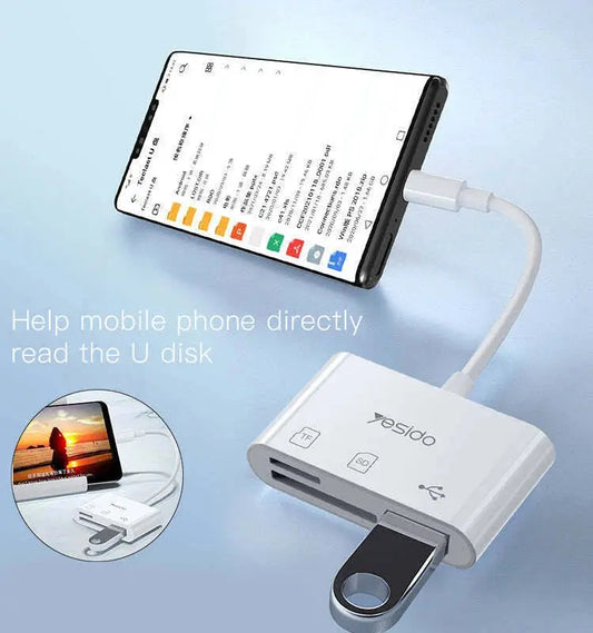 Dual-USB 3.0 to Type-C OTG Adapter Noon Marrt